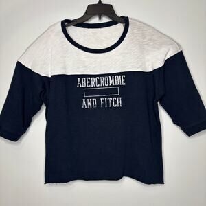 Abercrombie & Fitch Boxy Tee Oversized Soft Girl Top Large